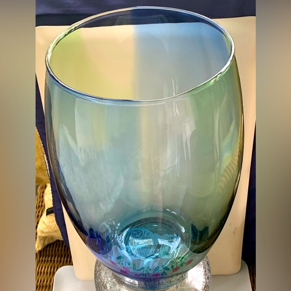 Party Lite spring glass addition made in Poland, EUC - Picture 4 of 13